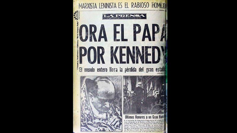 muerte de Kennedy La Prensa Fototeca, Hemeroteca y Biblioteca "Mario Vázquez Raña"